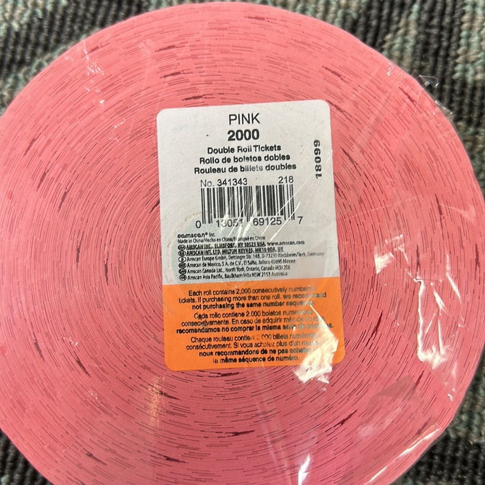 2,000 Pink Raffle Tickets - Picture 3 of 3